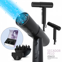 secador de pelo profesional con tecnologia ionica y motor sin escobillas brushless 2000w secador compacto con alisador y difusor