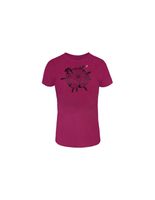 camiseta de montana joluvi wood w mujer orquidea oscuro