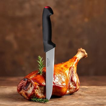 Cuchillo de carnicero 20 cm  negro