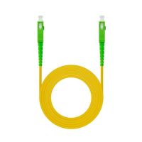 cable de fibra optica nanocable 10200002 monomodo scapc-scapc simplex lszh 2m amarillo