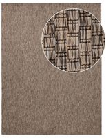 alfombras de interior y exterior venezia taupe 80x150 cm