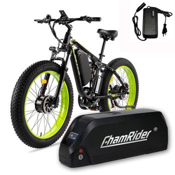[EU Direct] Chamrider Polly A 52V 22.5Ah 1170Wh batería de bicicleta eléctrica en el tubo inferior - alimentada por célu