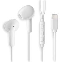 auriculares ngs cross glide con cable usb-c microfono y control multifuncion blancos