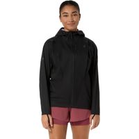 asics fujitrail elite waterproof  chaqueta para correr - negro