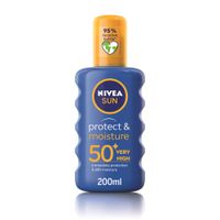 nivea sun protect  moisture sun cream spray spf50