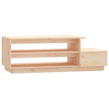 Mesa De Centro 120x50x40,5 Cm Madera - Marrón