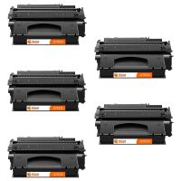 pccom essential hp q7553a53a toner compatible negro pack 5