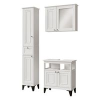 conjunto de muebles de bano vanity 3 partes vicco