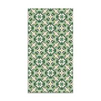 panorama alfombra vinilica hidraulico oriental verde 200x250 cm