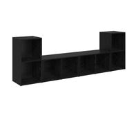 muebles de salon 4 piezas madera ingenieria 72x35x365 cm