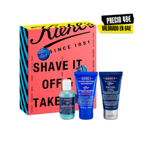 kiehls shave it off  take off kit de afeitado hombre set