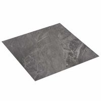 tablones de suelo autoadhesivos negro 305 x 305 cm 20 uds vidaxl