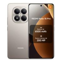 movil xiaomi redmi note 15 pro 4g libre 8gb256gb  12gb512gb mediatek helio g200 ultra camara principal 200 mp bateria 6500mah 677 pantalla amoled cargador no incluido
