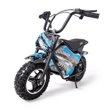 Mini Moto 36v Allroad Azul - Moto Eléctrica Infantil De Batería Para Niños