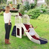 tobogan infantil parque infantil para jardin tobogan infantil con escalera aro de baloncesto azul