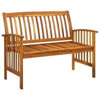 banco de jardin  banco de exterior  silla de jardin con cojines 119 cm madera maciza de acacia
