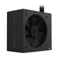 fuente alimentacion 750w nzxt c750 bronze 80 plus bronze non-modular negro
