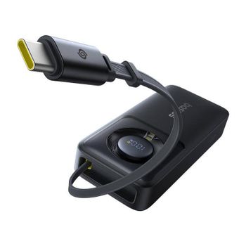 Power Bank Baseus OS Free2Pull 10000 mAh 30W + cable negro