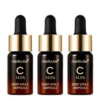medicube cosmetica facial deep vita c ampoule 20 serum facial concentrado