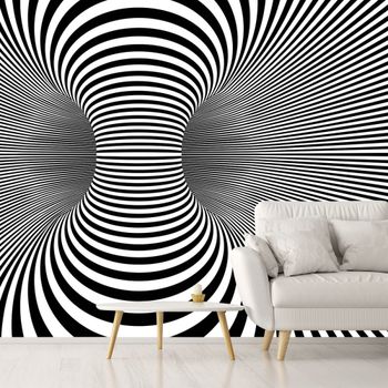 Papel pintado psicodélico 364x270cm