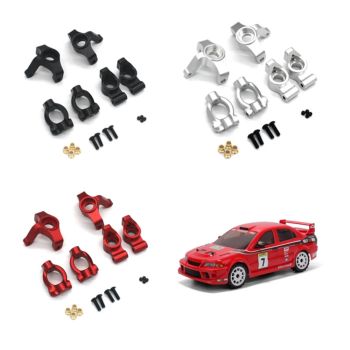 Piezas de coche RC de metal completo mejoadas: tazas de dirección, rodamientos C, montajes de rueda trasera, asientos pa