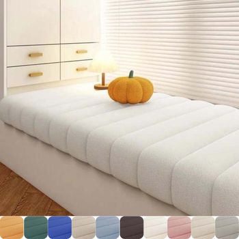 Cojines de tela de rizo para Patio, cojines para muebles, sofá, asiento, silla, cojín para asiento de terraza con fondo antideslizante, alfombrillas de 4cm de grosor