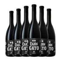 vinos divertidos vino tinto cojon de gato somontano 75 cl 135 vol pack de 6 unidades
