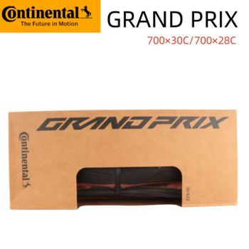 Neumático Continental Grand Prix Placket para Bicicleta de Carretera, Tamaño 700x28c 700x30c, Color Negro y Marrón, Original