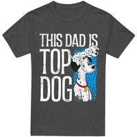 dessins animes camiseta this dad is top dog para hombre