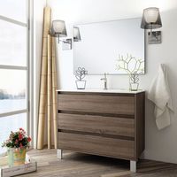 mueble bano sandra - nebrasca - 3 cajones - 80 cm