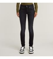 g-star para mujer 60883-c910-a799 jeans midge cody mid skinny gris oscuro 2732 casual algodon denim