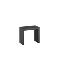 pinocho - consola extensible 4253025 x 90 cm en mdf lacado en negro