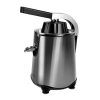 ostarkdom exprimidor electricos de zumo de naranjas o limon 400ml extractor de zumos licuadora carrito auxiliar batidora smoothies material de acero inoxidable embudo transparente filtro de acero