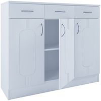 caja de cajones sideboard balia 3 puertas giratorias