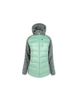 chaqueta hibrida joluvi nublo mujer menta - menta vigore mostaza - mostaza