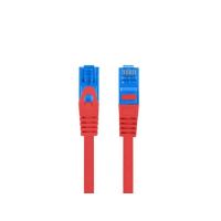 cable de red lanberg pcf6a-10cc-0100-r cat6a sftp 1m rojo rj-45