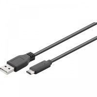goobay cable usb 20 a usb-c 1m negro