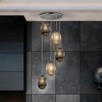 lampara de techo led ovila 5x8w