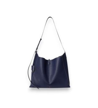 Polo Ralph Lauren para mujer. 428P01442001 Bolso messenger Polo Play de piel marino (OSFA), Casual