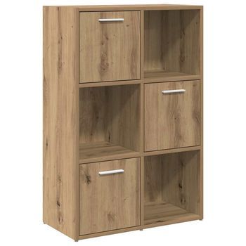 Estantería | Librería | Armario De Libros De Madera De Ingeniería Roble Artisan 60,5x30x90 Cm