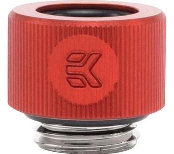 EK-HDC Hard Tube Fitting - 12 mm, Red, Red
