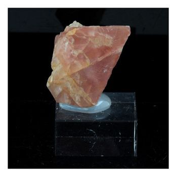 Rose Fluorite - Piedra Natural De Francia, Chamonix - Cristal De Curación Y Protección | 66.71 Ct - Certificado De Autenticidad Incluido | 28 X 15 X