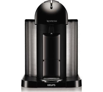 NESPRESSO by Krups Vertuo XN901840 Coffee Machine - Black, Black