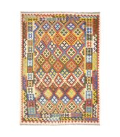 kilim maimana 717 - alfombra manual de lana - 178x258