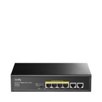 conmutador cudy fs1006p ethernet rapido poe 6 puertos