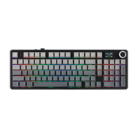 teclado mecanico inalambrico tri-modo aula f99 max version sin marca compartida 96 ansi con diseno americano bateria de 8000mah y retroiluminacion rgb