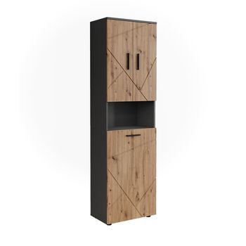 Mueble Alto  Irma 50 X 172 Cm Con 3 Puertas Vicco