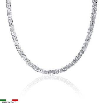Cadena bizantina de plata 925 4,5mm