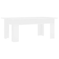 mesa de centro madera contrachapada blanco 100x60x42 cm