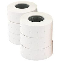 Etiquetas Adhesivas en Rollo 100923/ 26 x 16mm/ Pack de 6 Rollos